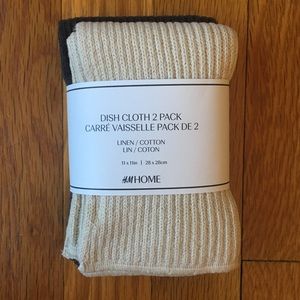 H&M NWT 2 Dish Cloths